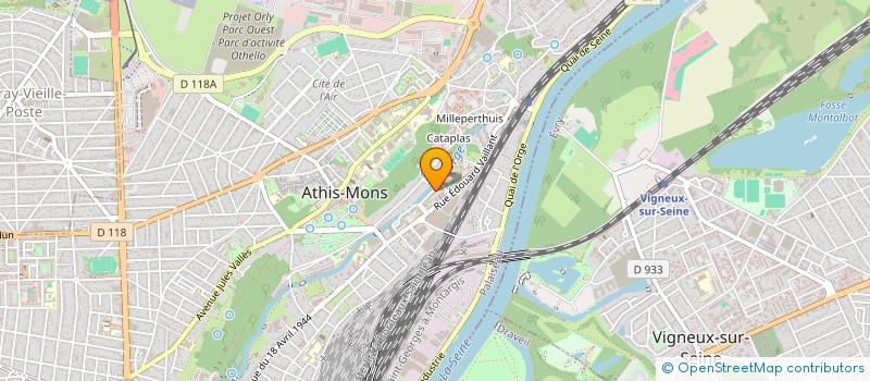 localisation de l'entreprise MONSIEUR ABDELAZIZ GHADDARI à ATHIS-MONS