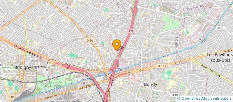 localisation de l'entreprise MONSIEUR ABDELAZIZ HACEM à BOBIGNY