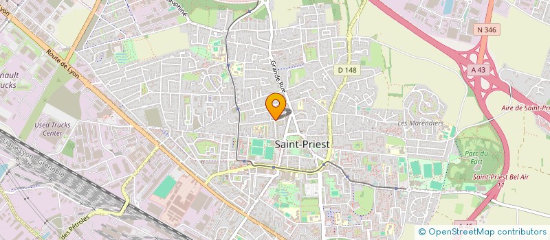 localisation de l'entreprise MONSIEUR ABDELAZIZ HALIMI  SAINT-PRIEST