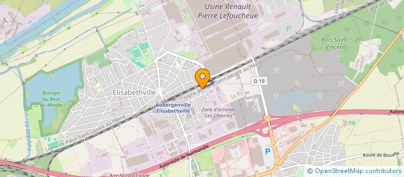 localisation de l'entreprise MONSIEUR ABDELAZIZ HAMIDI  AUBERGENVILLE