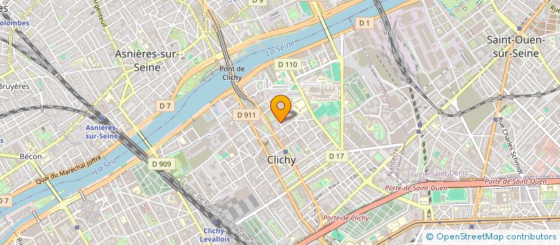 localisation de l'entreprise MONSIEUR ABDELAZIZ HANI à CLICHY