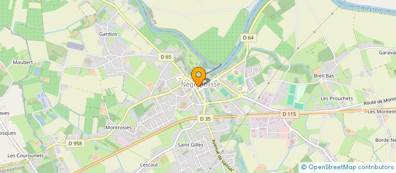 localisation de l'entreprise MONSIEUR ABDELAZIZ HAOUACH à NEGREPELISSE