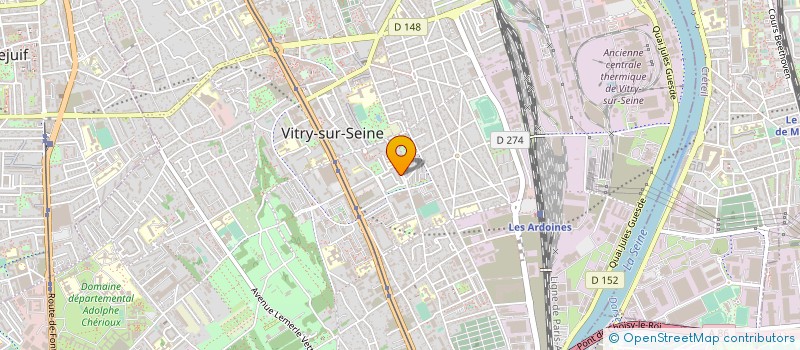 localisation de l'entreprise MONSIEUR ABDELAZIZ HIMI à VITRY-SUR-SEINE