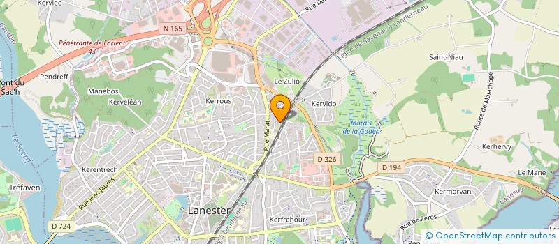 localisation de l'entreprise MONSIEUR ABDELAZIZ HUSSEIN  LANESTER