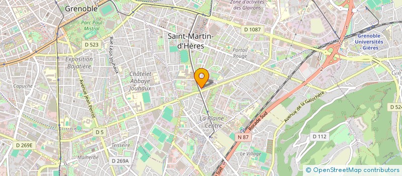 localisation de l'entreprise MONSIEUR ABDELAZIZ ITBATI  SAINT-MARTIN-D'HERES