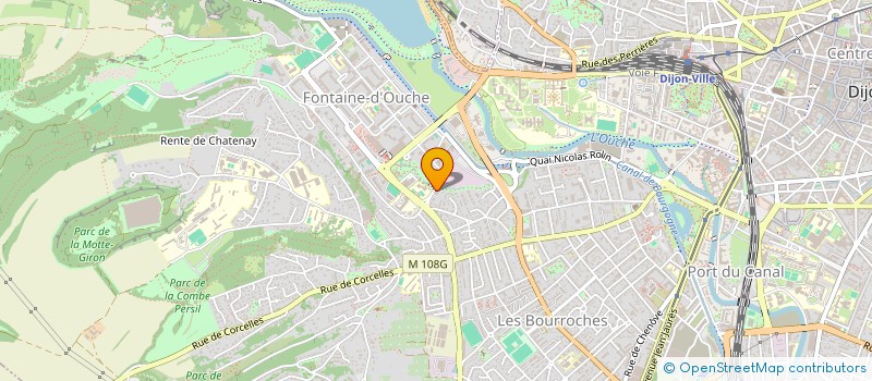 localisation de l'entreprise MONSIEUR ABDELAZIZ IZADINE HISSEINE à DIJON