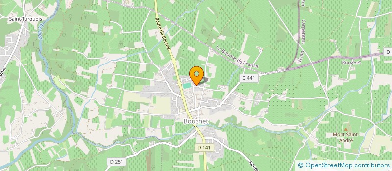 localisation de l'entreprise MONSIEUR ABDELAZIZ KAINA  BOUCHET