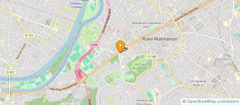 localisation de l'entreprise MONSIEUR ABDELAZIZ KESSACI à RUEIL-MALMAISON