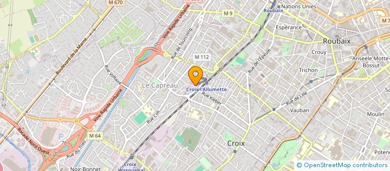 localisation de l'entreprise MONSIEUR ABDELAZIZ KHOUYA HAMD à CROIX