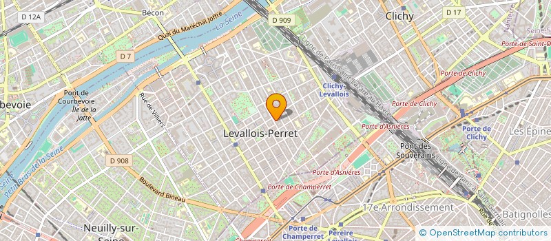 localisation de l'entreprise MONSIEUR ABDELAZIZ LAISSAOUI à LEVALLOIS-PERRET