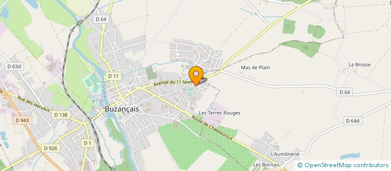 localisation de l'entreprise MONSIEUR ABDELAZIZ LMIRI à CHATEAUROUX