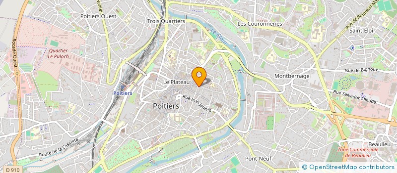 localisation de l'entreprise MONSIEUR ABDELAZIZ MAHIOU à POITIERS