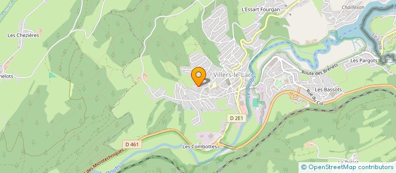 localisation de l'entreprise MONSIEUR ABDELAZIZ MANNKOUR  VILLERS-LE-LAC