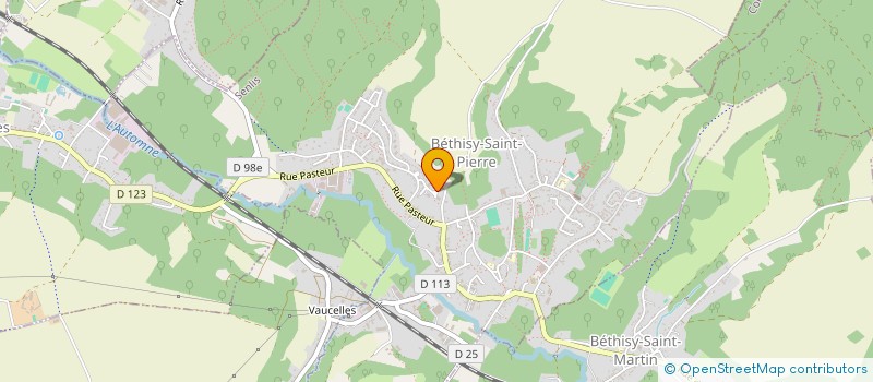 localisation de l'entreprise MONSIEUR ABDELAZIZ MEDDAH  BETHISY-SAINT-PIERRE