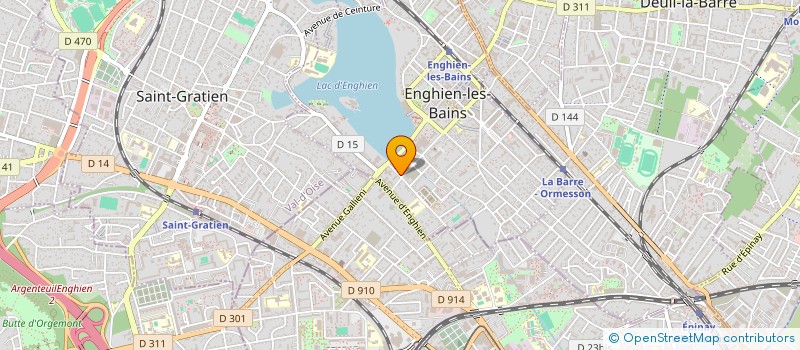 localisation de l'entreprise MONSIEUR ABDELAZIZ MELLAL  ENGHIEN-LES-BAINS