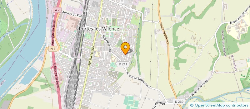 localisation de l'entreprise MONSIEUR ABDELAZIZ MESNATA à PORTES-LES-VALENCE