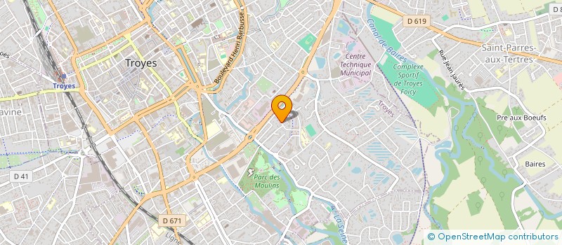 localisation de l'entreprise MONSIEUR ABDELAZIZ MOHAMAD DAOUD  TROYES