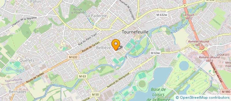 localisation de l'entreprise MONSIEUR ABDELAZIZ MOULEKAF  TOURNEFEUILLE