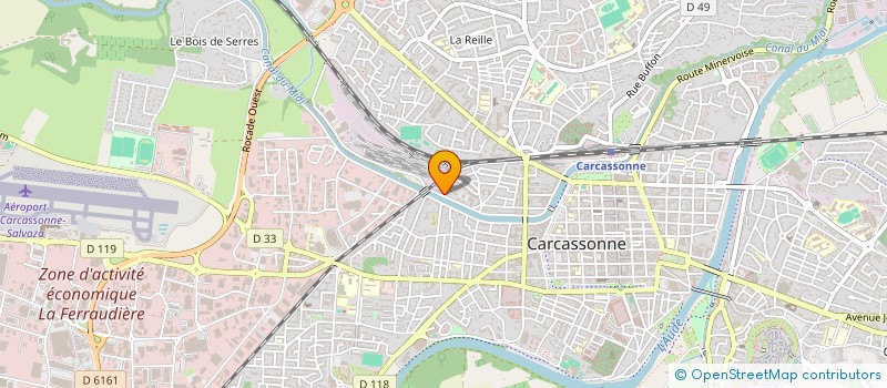 localisation de l'entreprise MONSIEUR ABDELAZIZ MOUSSAOUI à CARCASSONNE