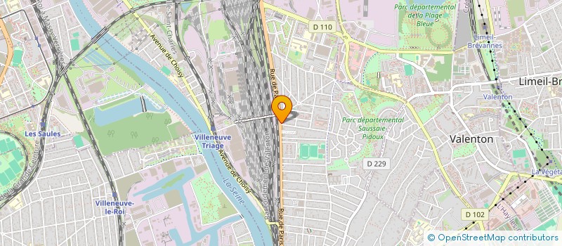 localisation de l'entreprise MONSIEUR ABDELAZIZ NEGAB  VILLENEUVE-SAINT-GEORGES