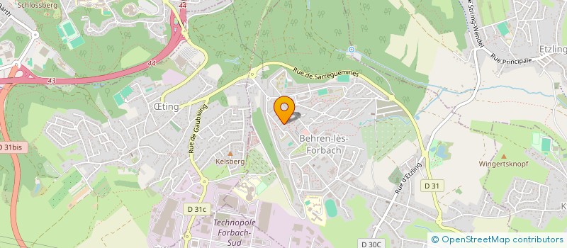 localisation de l'entreprise MONSIEUR ABDELAZIZ OUAHMANE à BEHREN-LES-FORBACH