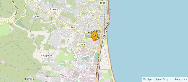 localisation de l'entreprise MONSIEUR ABDELAZIZ OUAMAR à BASTIA