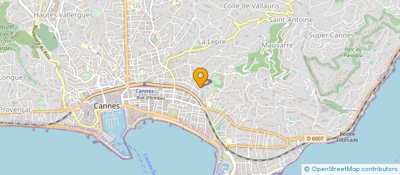 localisation de l'entreprise MONSIEUR ABDELAZIZ RACHIK  CANNES