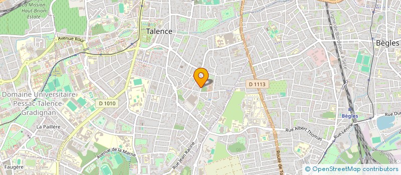 localisation de l'entreprise MONSIEUR ABDELAZIZ ROCHDI  TALENCE