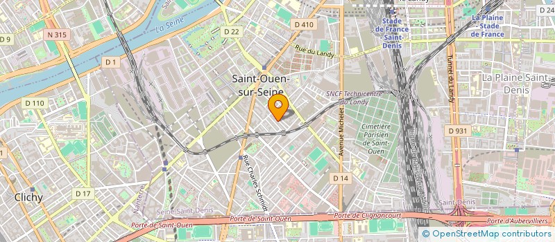 localisation de l'entreprise MONSIEUR ABDELAZIZ RTOUB à SAINT-OUEN-SUR-SEINE