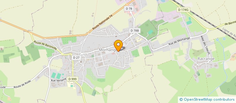 localisation de l'entreprise MONSIEUR ABDELAZIZ SADIK  MORHANGE