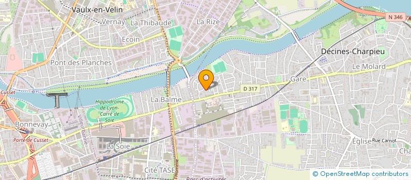 localisation de l'entreprise MONSIEUR ABDELAZIZ SGHAIER  DECINES-CHARPIEU