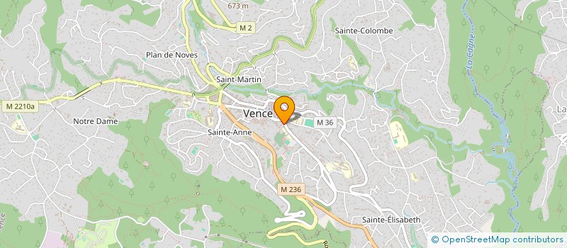 localisation de l'entreprise MONSIEUR ABDELAZIZ TAHAR HENNI  VENCE