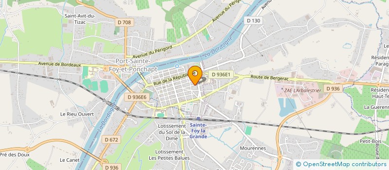 localisation de l'entreprise MONSIEUR ABDELAZIZ TAHRI à SAINTE-FOY-LA-GRANDE