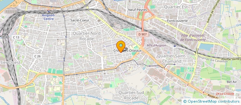 localisation de l'entreprise MONSIEUR ABDELAZIZ TAKHTOUKH  AVIGNON