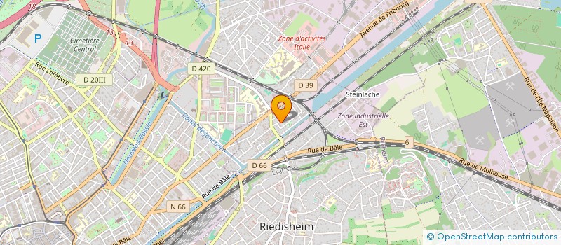 localisation de l'entreprise MONSIEUR ABDELAZIZ TEDJIZA  RIEDISHEIM