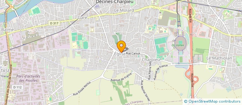 localisation de l'entreprise MONSIEUR ABDELAZIZ TOUATI  MEYZIEU