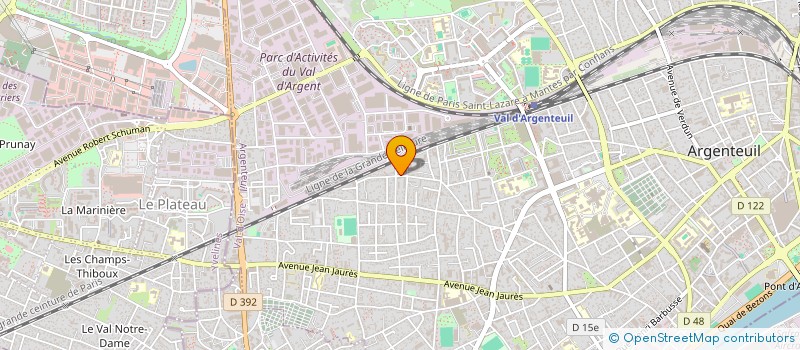 localisation de l'entreprise MONSIEUR ABDELAZIZ TOUFARI  ARGENTEUIL