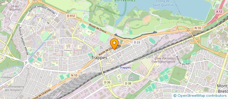 localisation de l'entreprise MONSIEUR ABDELAZIZ TOUZANI  TRAPPES