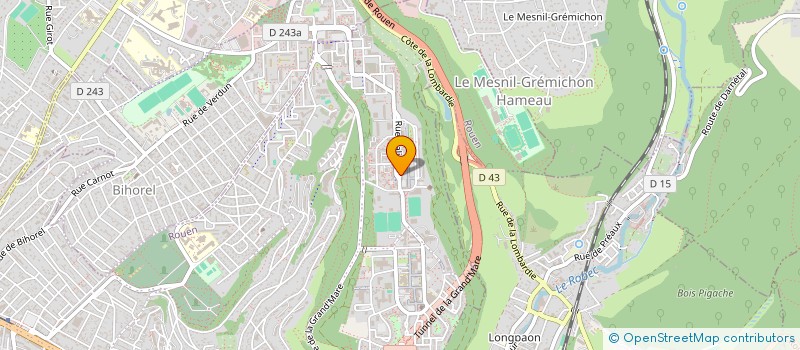 localisation de l'entreprise MONSIEUR ABDELAZIZ YAHIA  ROUEN