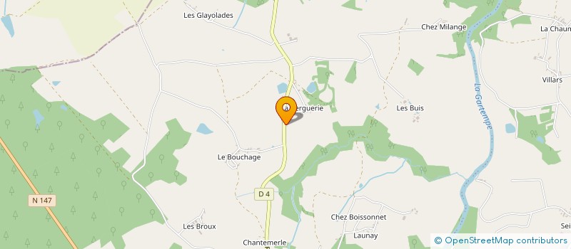 localisation de l'entreprise MONSIEUR ABDELAZZIZ BIRDOUZ  VAL-D'OIRE-ET-GARTEMPE