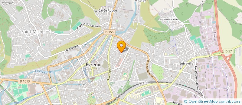 localisation de l'entreprise MONSIEUR ABDELAZZIZ MECELTI  EVREUX