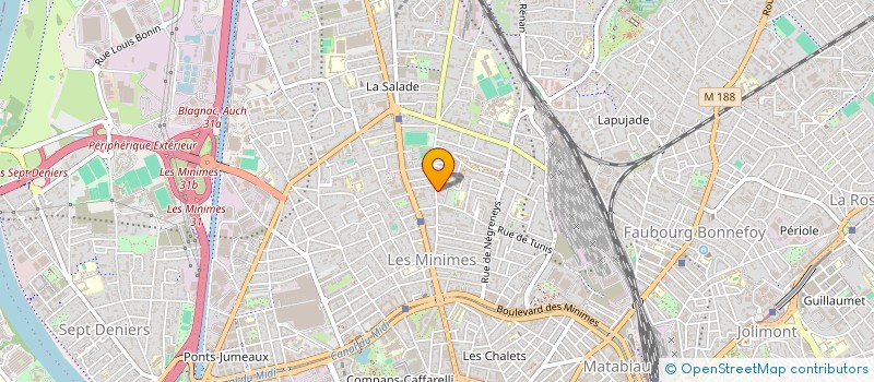 localisation de l'entreprise MONSIEUR ABDELBAGUI FADLALLAH MOHAMMED  TOULOUSE