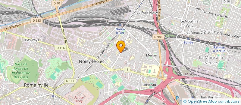 localisation de l'entreprise MONSIEUR ABDELBAHI BOUKEROUI à NOISY-LE-SEC