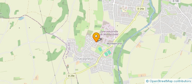 localisation de l'entreprise MONSIEUR ABDELBAKI BASSOU  CHARVIEU-CHAVAGNEUX