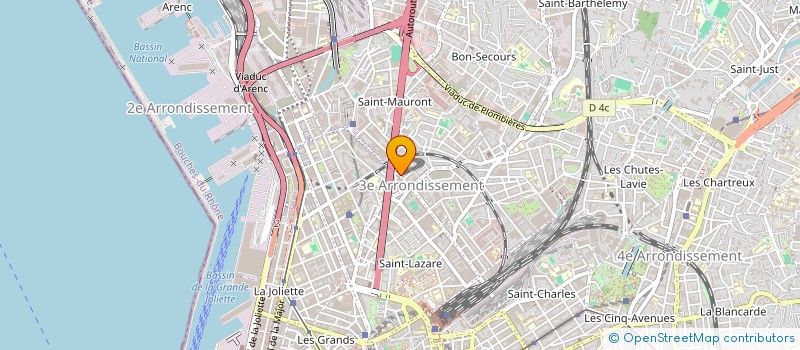 localisation de l'entreprise MONSIEUR ABDELBAQI ZAOUIA  MARSEILLE