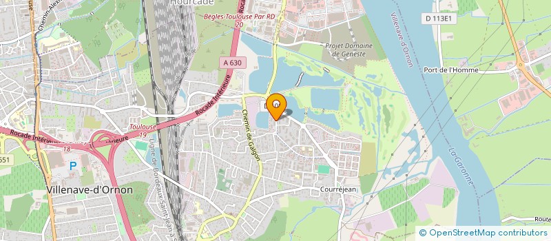 localisation de l'entreprise MONSIEUR ABDELBASET BENEMMANE  VILLENAVE-D'ORNON