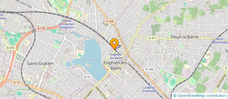 localisation de l'entreprise MONSIEUR ABDELBASSET BAH  ENGHIEN-LES-BAINS