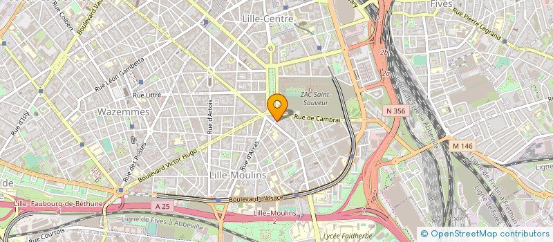 localisation de l'entreprise MONSIEUR ABDELBASSET BENJA à LILLE