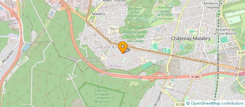 localisation de l'entreprise MONSIEUR ABDELBASSET DHANE  CHATENAY-MALABRY