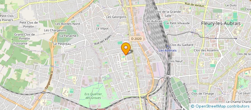 localisation de l'entreprise MONSIEUR ABDELBASSET MAGDOUD à ORLEANS